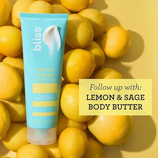 Bliss Soapy Suds Body Wash &amp Clear Genius Clarifying Cleanser - Gentle Hydrating and Purifying - All Skin Types - Clean Vegan Curelty-Free Skincare
