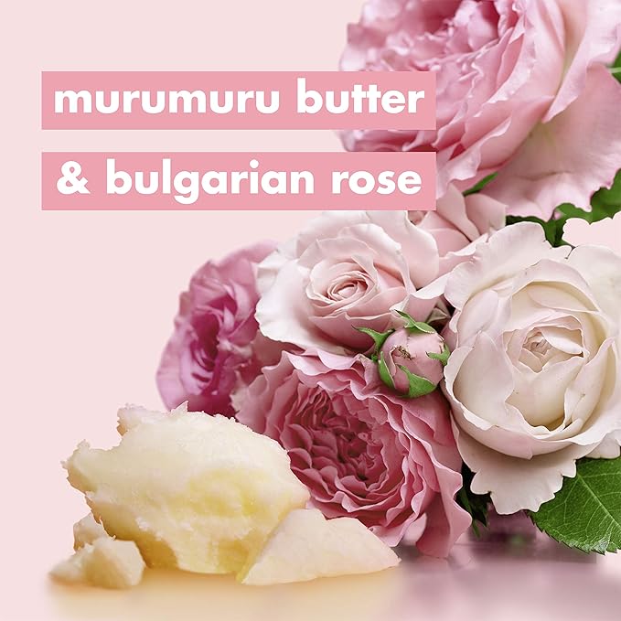 Love Beauty And Planet Bountiful Moisture Body Wash to Clean Hydrate Skin Murumuru Butter Silicone Free Paraben Free Vegan rose 16 Fl Oz