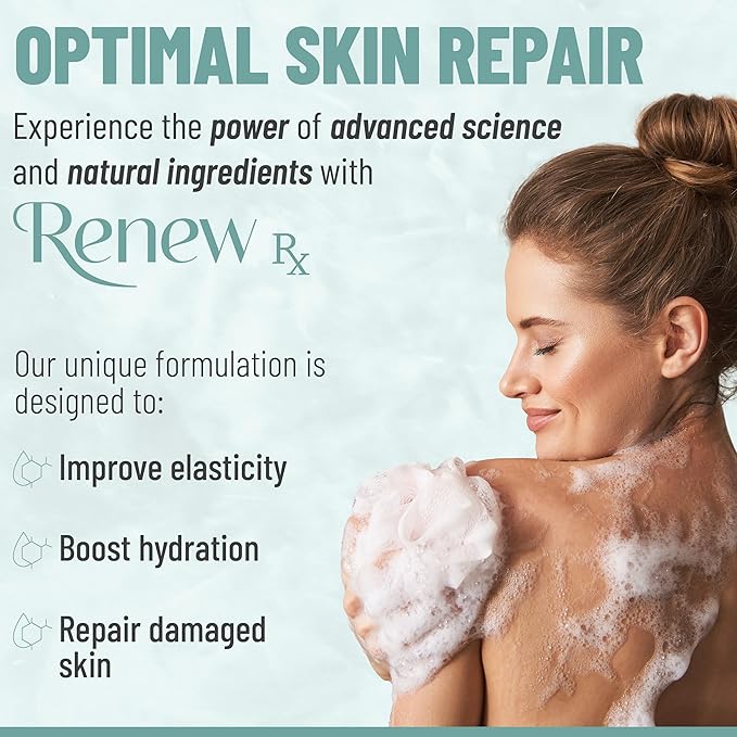 Collagen + Elastin Skin Strengthening Body Wash – Firming Skin Care Hydrating Cleanser Vegan Skincare 32 fl oz