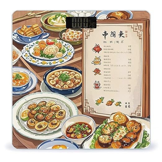 Chinese Specialties Scale for Body Weight Highly Accurate Digital Bathroom Body Scale Digital Bathroom Scales for People Anti-Slip Large LCD Display Smart Scales