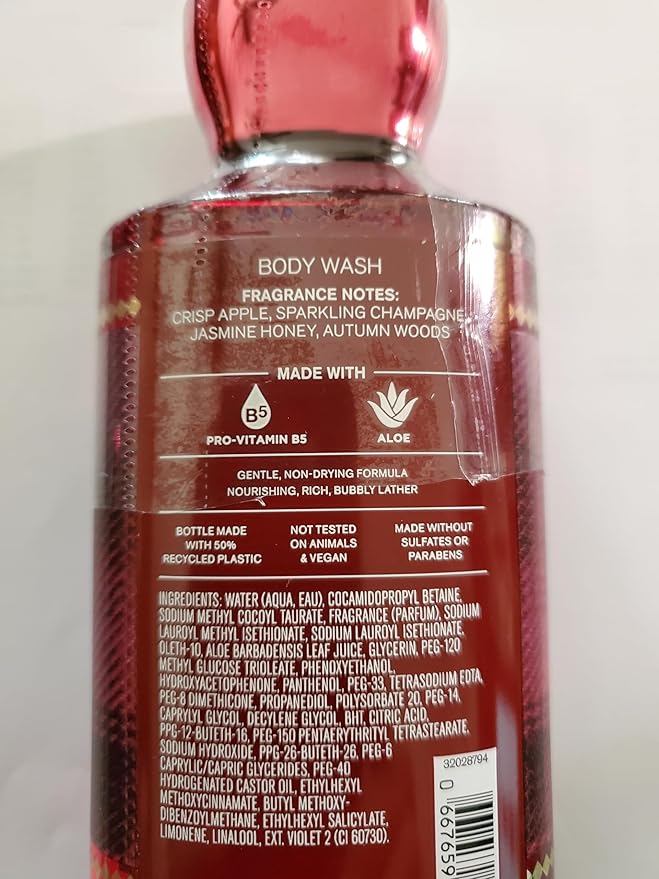 Bath &amp Body Works Womens Champagne Apple &amp Honey Body Lotion and Body Gel Wash 2 Piece Set