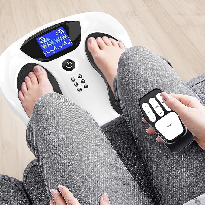 Creliver Foot Nerve Stimulator Pro+ EMS Foot Massager for Neuropathy Pain Relief for Feet Leg Massager forCirculation TENS Unit Muscle Stimulator Gifts for Women Men