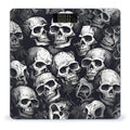 Skulls Pattern Bathroom Scale for Body Weight LCD Display Digital Bathroom Scale Tempered Glass Bathroom Weight Scales Fashion Smart Scales for Home Bedroom 400 Lb