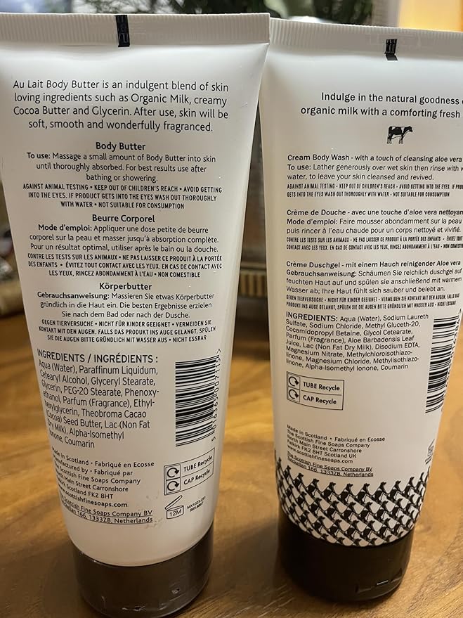 Body Butter and Cream Body Wash