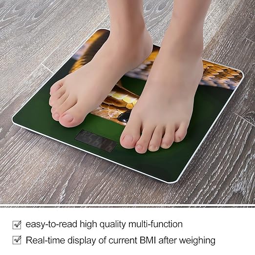 Cobra Snake Smart Scale for Body Weight Accurate Bathroom Scale with LED Display Digital Weight Scales Weighing Machine High Precision Scales for Bath Home