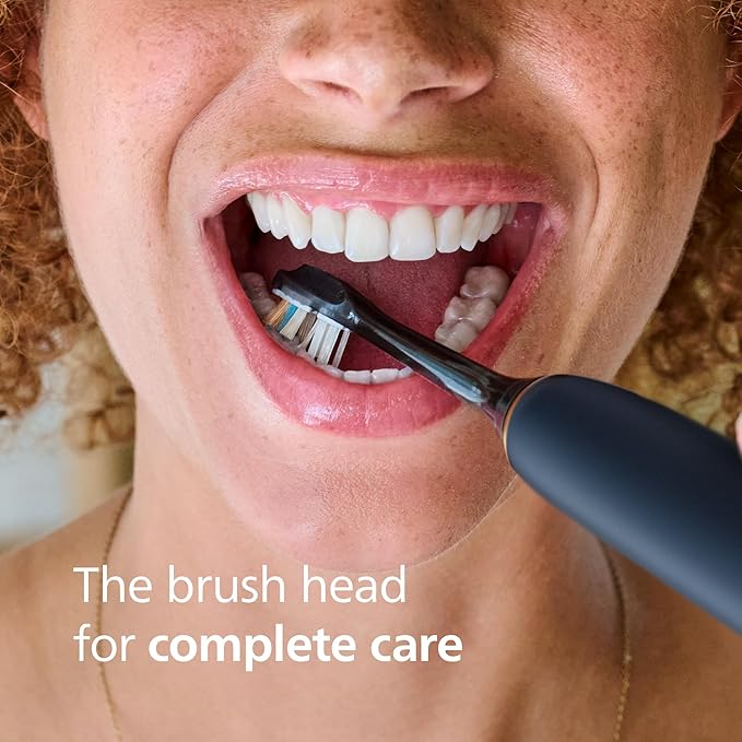 Philips Sonicare A3 All-in-One - Genuine Replacement Electric Toothbrush Heads Black 4 Pack One Year Supply HX9094/95