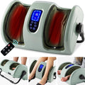 Best Choice Products Heated Shiatsu Foot Massager for Pain Relief Plantar Fasciitis Neuropathy Blood Circulation w/Compact Design - Sage Green