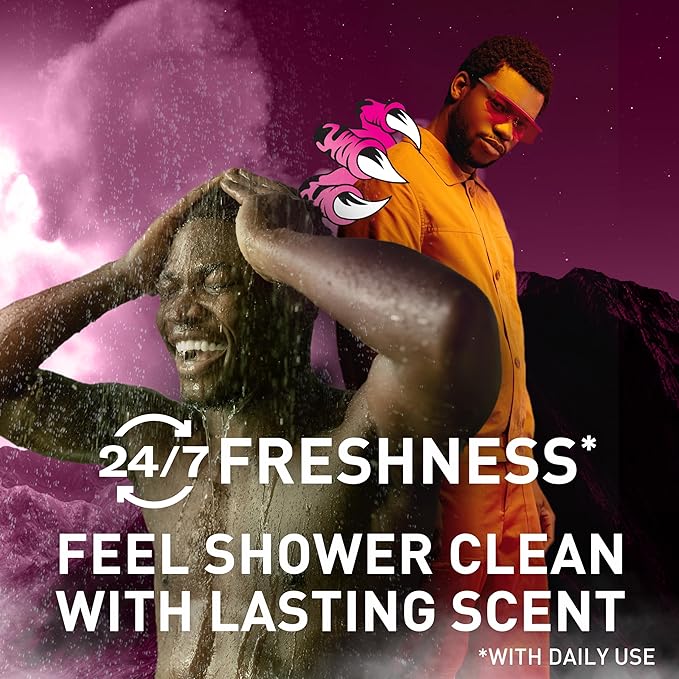 Old Spice Cleansing Body Wash for Men 3X Defense 24/7 Shower Fresh with Lasting Scent 2-in-1 Body &amp Face Wash Raptorstrike with Dark Berry Scent 24 oz (Pack of 4)