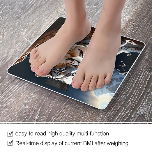 Mountain Lions Scale for Body Weight Digital Bathroom Scale Accurate Smart Weight Scales with Large Display Weighing Machine High Precision Scales