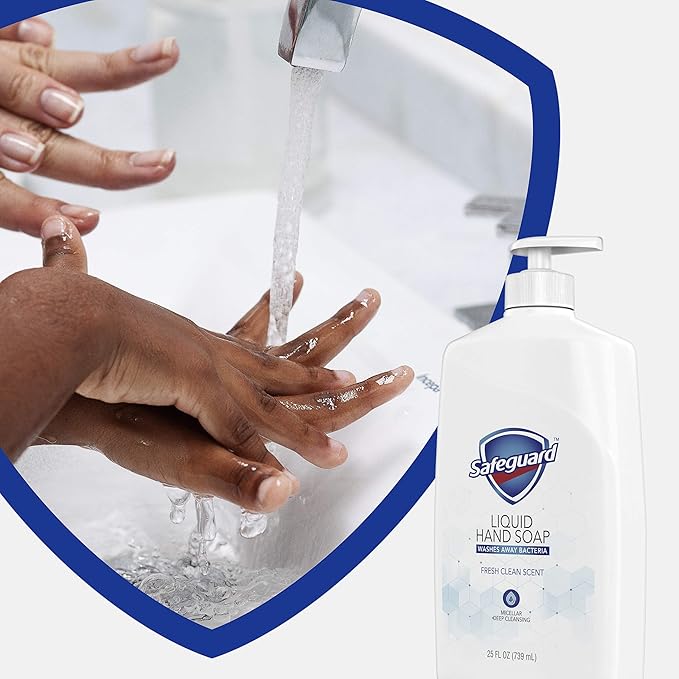 Safeguard Body Wash Triple Action Deep Cleansing Fresh Clean Scent 21 FL Oz