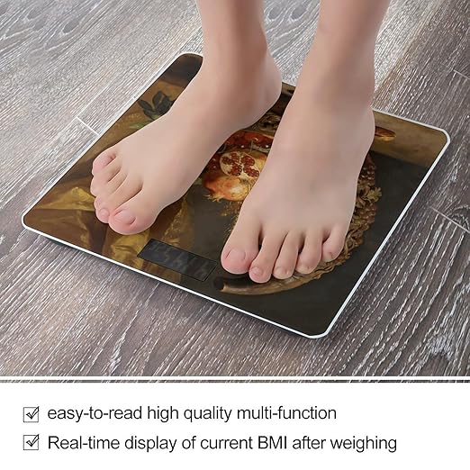 Cornucopia Smart Scale for Body Weight Digital Bathroom Scale Toughened Glass Weight Scale with Large LCD Backlight Display High Precision Scales Weighing Machine
