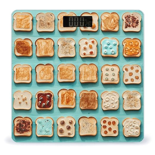 Toast and Food Smart Scale for Body Weight Accurate Bathroom Scale with LED Display Digital Weight Scales Weighing Machine High Precision Scales for Bath Home