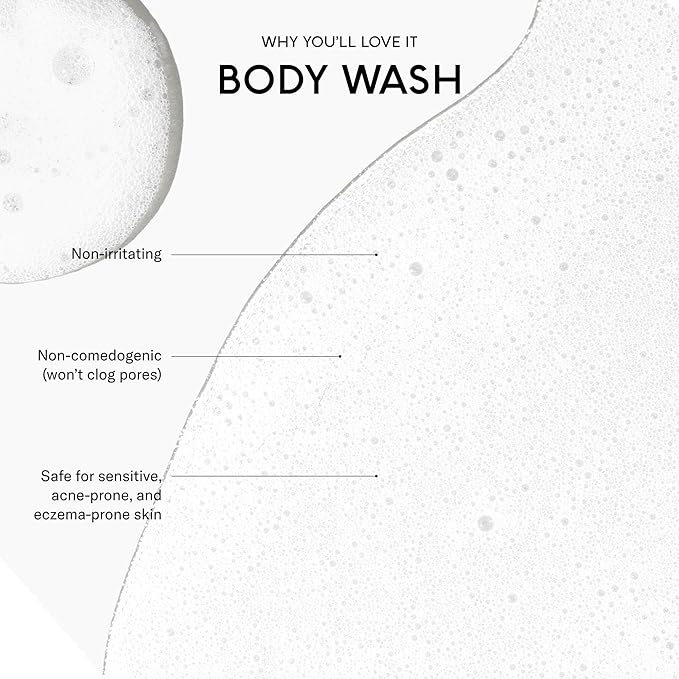 SEEN Body Wash Eco-Refill Fragrance Free - Non-Comedogenic &amp Non-Irritating Body Wash- Dermatologist-Developed - Safe for Sensitive Eczema &amp Acne Prone Skin