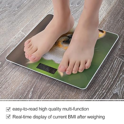 Squirrel Funny Animal Smart Scale for Body Weight Accurate Bathroom Scale with LED Display Digital Weight Scales Weighing Machine High Precision Scales for Bath Home