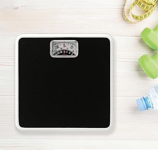 EUROSTAR Mechanical Bathroom Scale Black