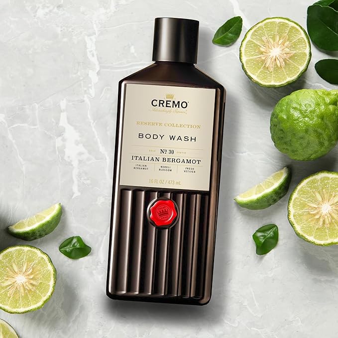 Cremo Coconut Mango Shave Cream for Women 2-Pack and Italian Bergamot Body Wash for Men 16 oz