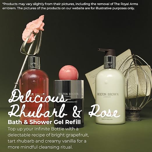 Molton Brown Delicious Rhubarb &amp Rose Bath &amp Shower Gel Refill 400 ml