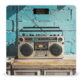 Vintage Wall of Radio Boombox Scale for Body Weight Smart Scales Digital Bathroom Scale High Precision Weighing Scales with Large Display Weighing Machine for People