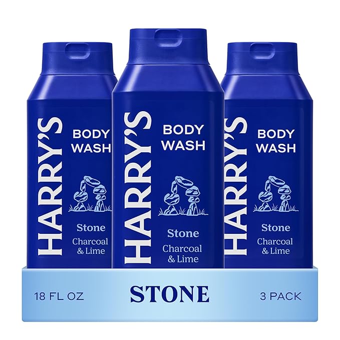 Harry's Men's Body Wash Shower Gel - Stone 16 Fl Oz (Pack of 3)