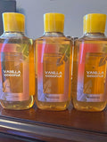 3 VANILLA COCONUT Bath &amp BOdy Shower Gel wash Shea &amp Vit E 10 Oz