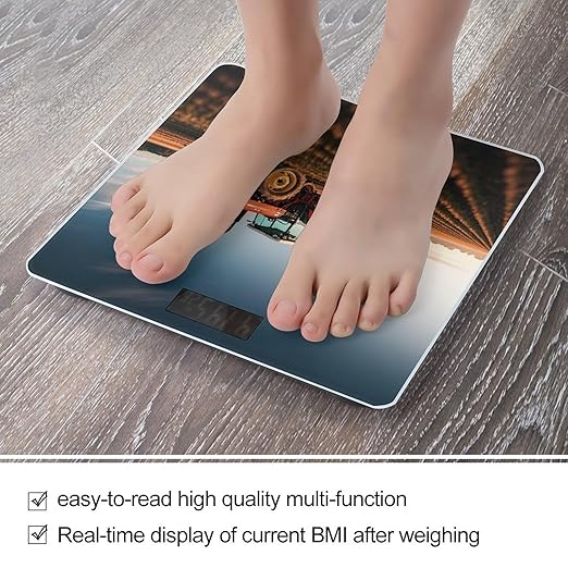 Tractor Farm Smart Scale for Body Weight Accurate Bathroom Scale with LED Display Digital Weight Scales Weighing Machine High Precision Scales for Bath Home