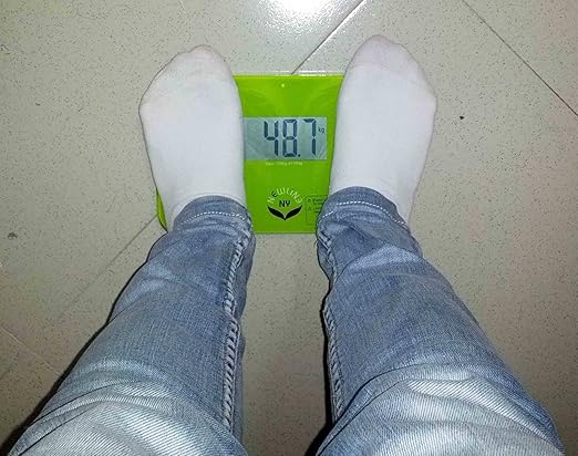 NewlineNY Auto Step On Super Mini Travel Bathroom Scale 5.25 x 8.5 SBB0638SM: Black