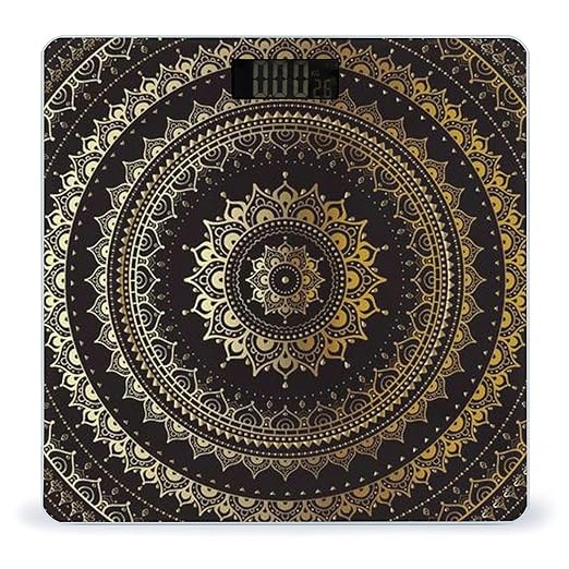 Mandala Scale for Body Weight Digital Bathroom Scale Precision Smart Weighing Scales with Clear LED Display Accurate High Precision Scales Weighing Machine