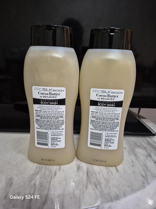 ProSilky Body Moisturizing Body Wash with Shea Butter Cocoa Butter and Vitamin E 24 fl oz