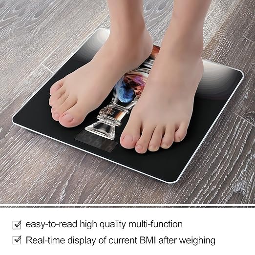 Perfume Bottle Bathroom Scale for Body Weight 400 Lb Weight Scale with High Precision Sensors Tempered Glass Highly Accurate Digital Weighing Machine for People