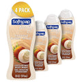 Softsoap Body Wash Coconut Butter Scrub  Exfoliating Body Wash 20 Ounce 4 Pack