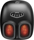 Snailax Shiatsu Foot Massager with Heat Deep Kneading Compression Vibration Feet Massager Machine for Plantar Fasciitis Neuropathy Foot Warmer Under Desk Size 13 Gifts for Men Women