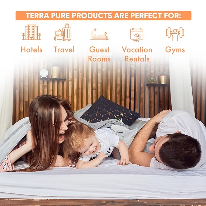 Terra Pure Wild Citrus Gallon Hand &amp Body Wash – Refill Jug for Hotels Vacation Rentals Guest Homes Spas Gyms | Bulk Liquid Soap Toiletries | No Color Added | For Sensitive Skin &amp Daily Us