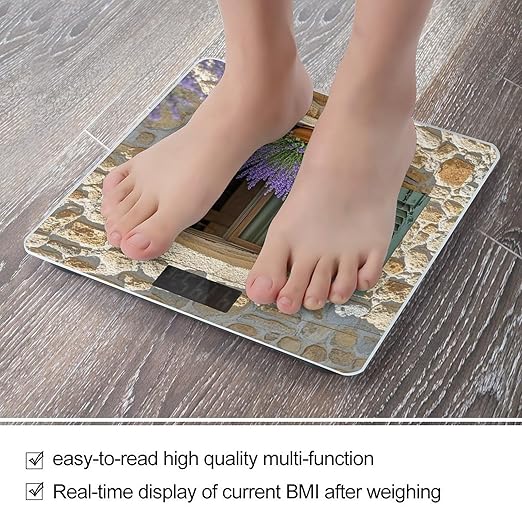 Shiwu Lavender Scale for Body Weight Smart Scales Digital Bathroom Scale High Precision Weighing Scales with Large Display Weighing Machine for People