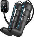 FIT KING Upgraded Leg Massager Recovery Boots Professional Air Compression Recovery System for Circulation &amp Athlete-Level Fast Recovery Cordless Rechargeable Compression Boots (Medium)