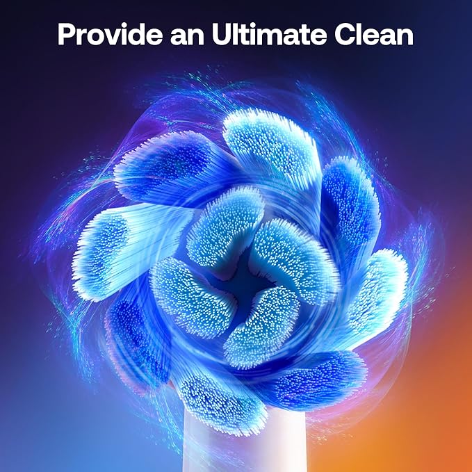 Bitvae R1 Rotating Electric Toothbrush with 8 Brush Heads for Adults and Kids 60-Day Battery Life 5 Modes Rechargeable Power Toothbrush with 2-Minute Smart Timer Purple