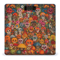 Mexican Folk Art Bathroom Scale for Body Weight 400 Lb Weight Scale with High Precision Sensors Tempered Glass Highly Accurate Digital Weighing Machine for People