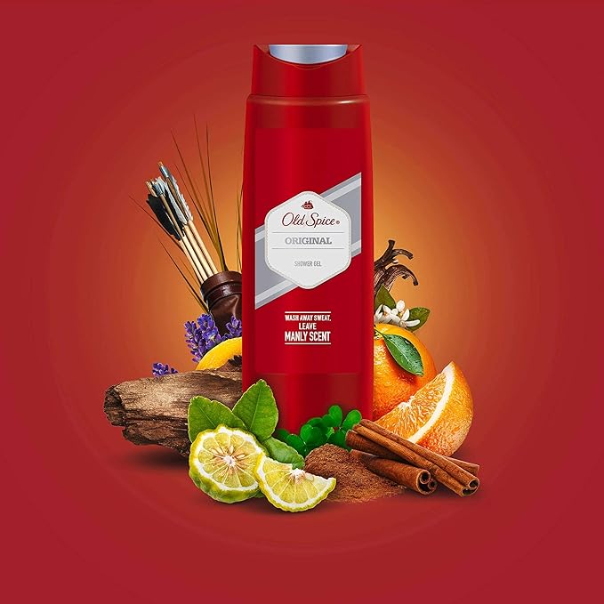 Old Spice Original Shower Gel 250ml - 6 Pack