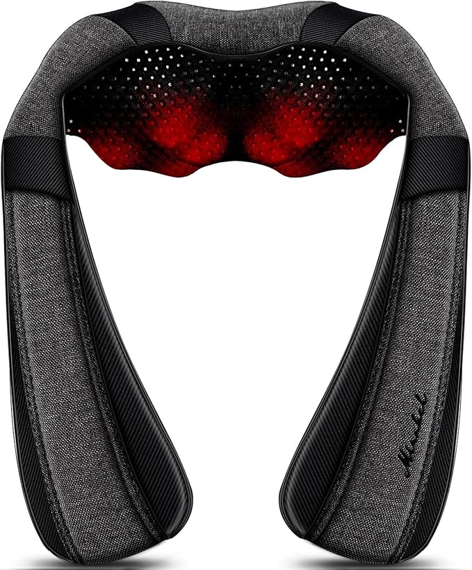 Mothers Day Gifts for Mom Wife Women Fathers Day Dad Husband Men Gifts Shiatsu Neck Back and Shoulder Massager with Heat for Pain Relief Deep Tissue Birthdays Valentine’s Day Christmas Gift