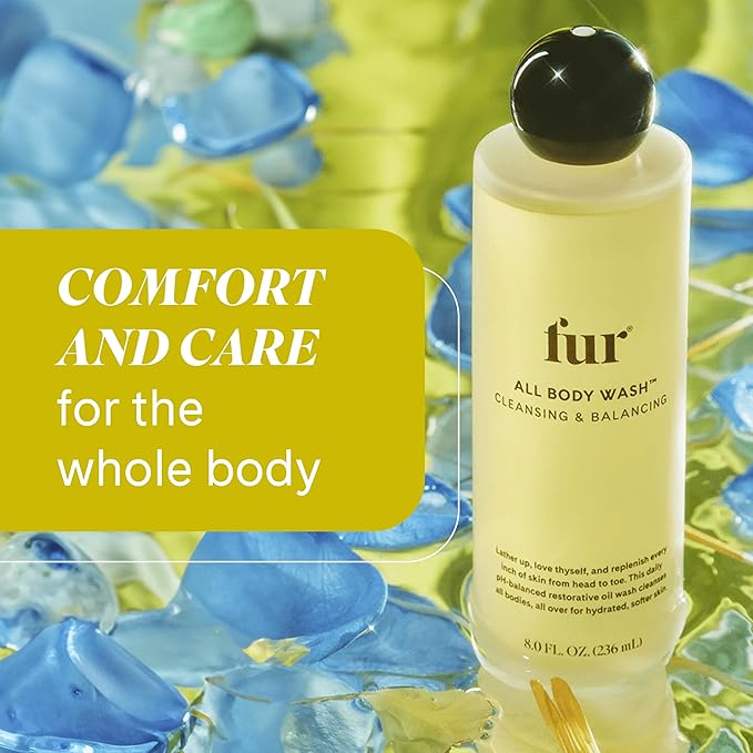 Fur All Body Wash- PH-Balancing Oil Body Wash Hydrate and Soften Your Skin - 8 FL OZ