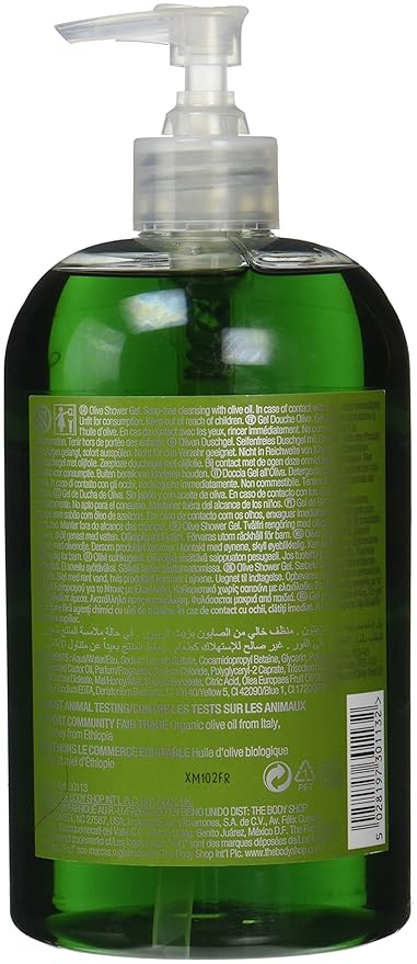 The Body Shop Olive Shower Gel Jumbo 25.3 Fluid Ounces