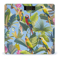 Tropical Plants and Parrots Scale for Body Weight Smart Scales Digital Bathroom Scale High Precision Weighing Scales with Large Display Weighing Machine for People