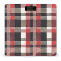 Plaid Red and Black Scale for Body Weight Smart Scales Digital Bathroom Scale High Precision Weighing Scales with Large Display Weighing Machine for People