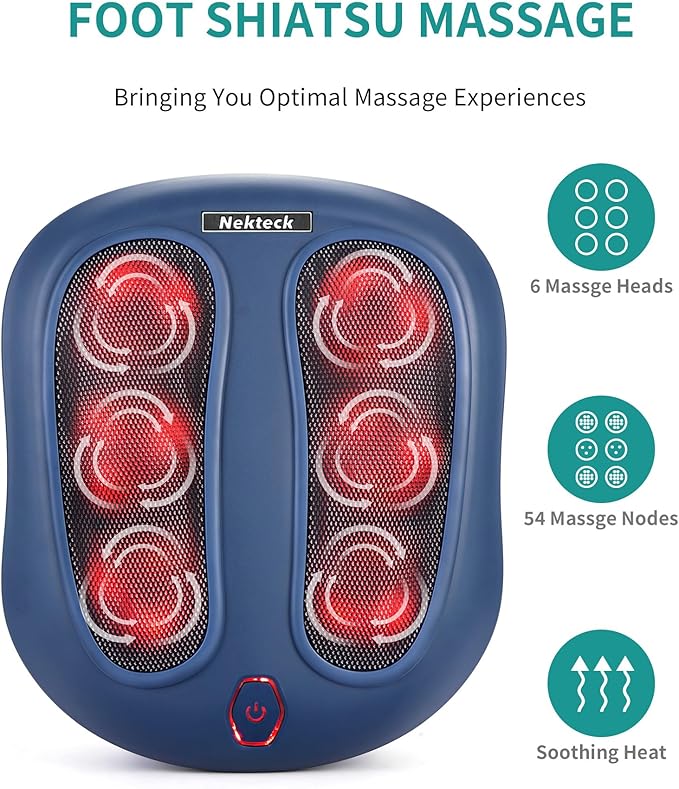Nekteck Foot Massager with Heat and Foot Basin