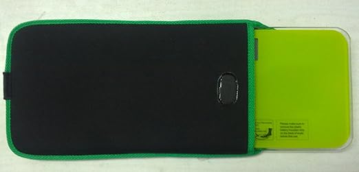 NewlineNY Green Mini Bathroom Travel Scale with Protection Sleeve SBB0719MLG+101BG