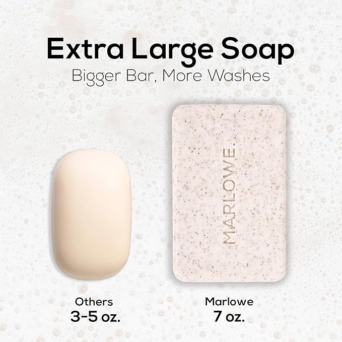 MARLOWE. Men’s Cedarwood + Sea Salt Body Care Bundle – No. 103 Body Wash 15 oz No. 024 Aluminum-Free Deodorant 2.5 oz &amp No. 102 Exfoliating Body Scrub Soap 7 oz Fresh &amp Zesty Scent