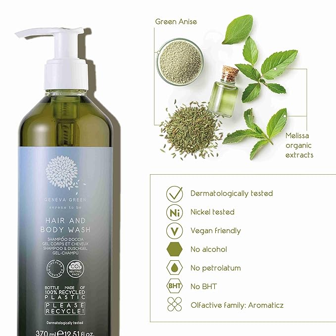 Hair And Body Wash (370 Ml/ 18 pack) In Recycled Pet Bottle Sealed Pump
