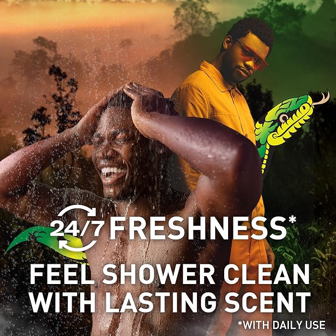 Old Spice Cleansing Body Wash for Men 3X Defense 24/7 Shower Fresh with Lasting Scent 2-in-1 Body &amp Face Wash MambaKing with Rich Plum Scent 24 oz (Pack of 4)