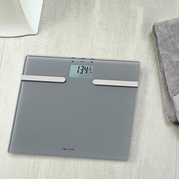 Taylor BIA Digital Bathroom Scale Charcoal Grey (5282622)