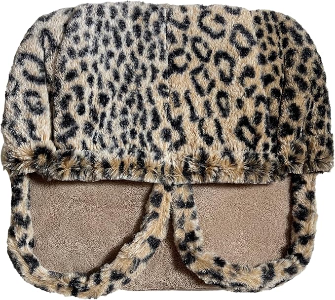 Spa Foot Massager Leopard Micro Fabric Cushion Massage