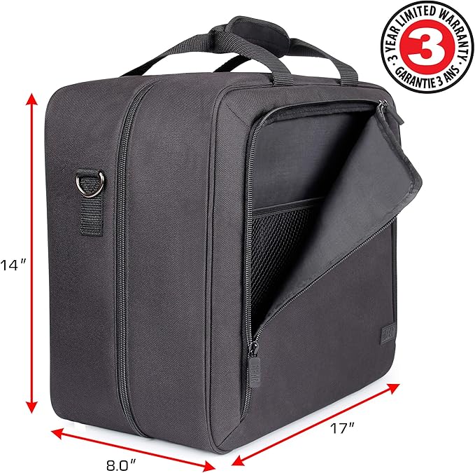 USA Gear Massage Gun Carry Case – Customizable Large Volume Interior Durable Water &amp Scratch Resistant Exterior - Compatible with Theragun Medcursor Flyby Hypervolt Massager Sharper Image et